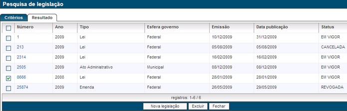 LegisExcluir